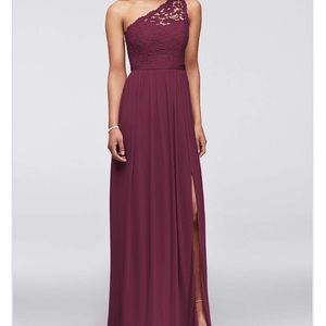 David’s bridal bridesmaid dress